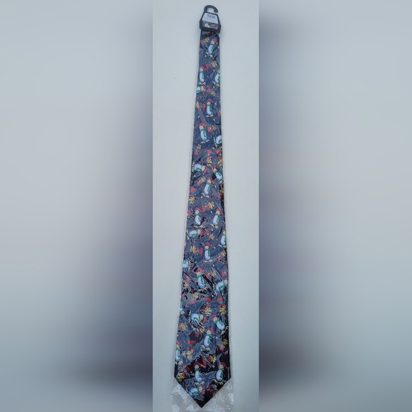 Christmas Necktie penguin with gift - New - Picture 1 of 3
